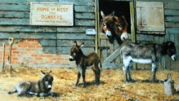 Happy Home For Donkeys - Print only