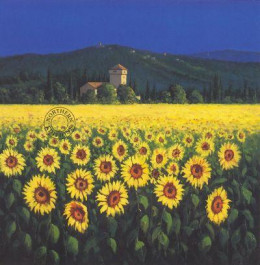 Tuscan Sunflowers - Small - Print