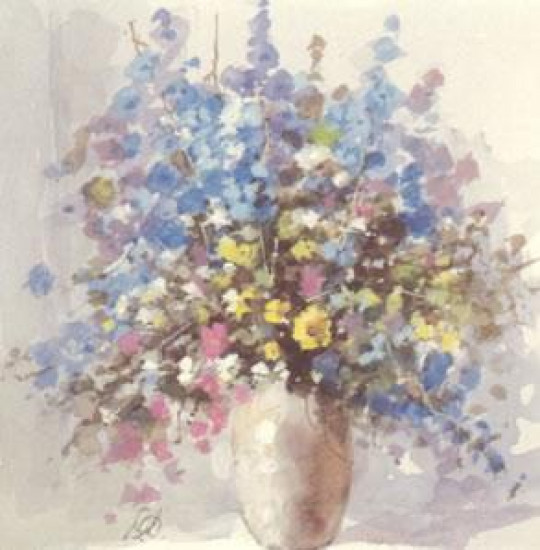 Mixed Bouquet II - Mounted Mixed Bouquet II - Mounted