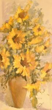 Sunflowers - Mounted