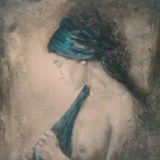 Panuelo Azul - On Canvas - With slip Panuelo Azul - On Canvas - With slip