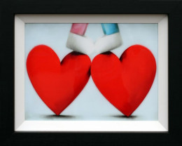 Two Hearts Are Better Than One - Framed