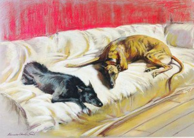 Father & Son (Lurchers) - Print Father & Son (Lurchers) - Print