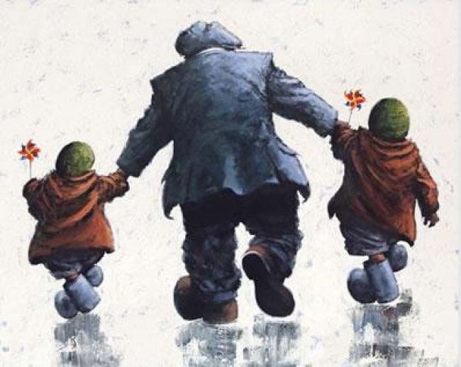 Forever In Your Footsteps - Mounted Forever In Your Footsteps - Mounted