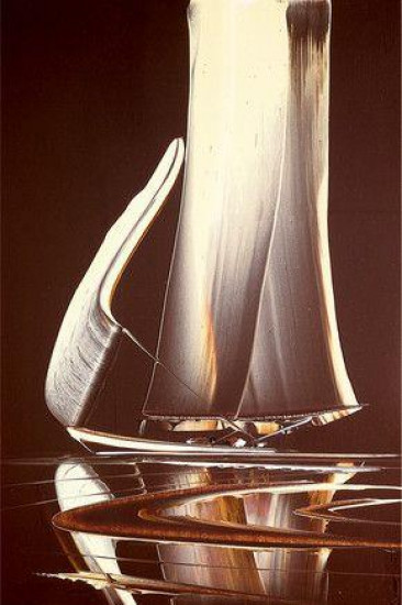 Burnished Seas - On Glass