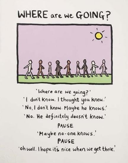 Where Are We Going? - Print only Where Are We Going? - Print only