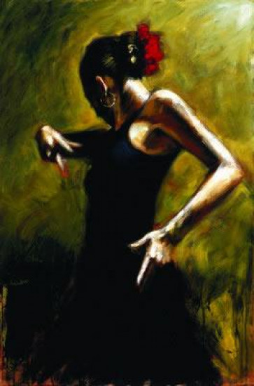 Dancer In Black - On Paper