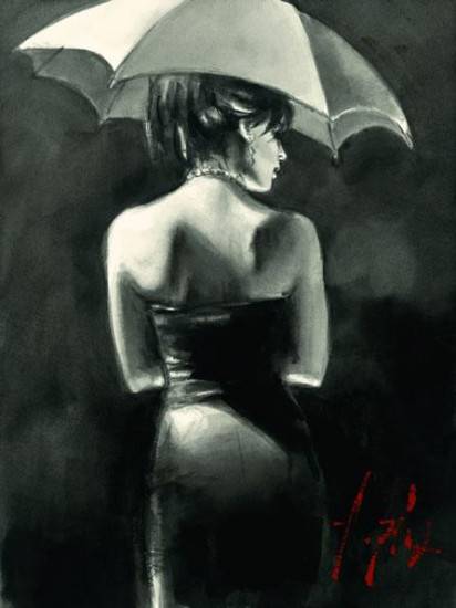 Study For Woman With White Umbrella - Deluxe