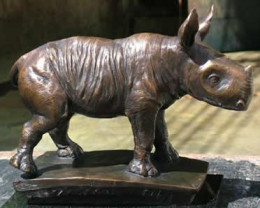 Wobbly - Rhino - Pure Bronze