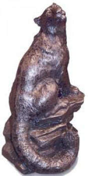 Sabu - Snow Leopard - Bronze Resin
