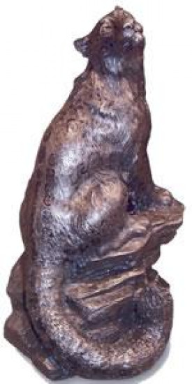 Sabu - Snow Leopard - Bronze Resin
