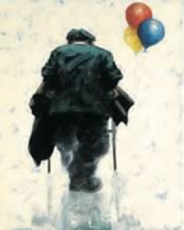 The Balloon Seller (Canvas) - Canvas With Slip