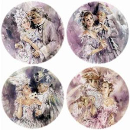 Masquerade Suite - Set of 4 - Mounted