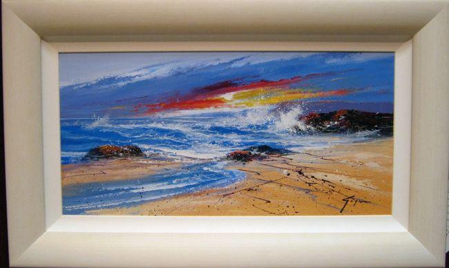 Crashing Waves III - Framed