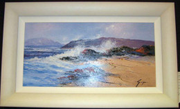 Rocky Shores II - White Frame - Framed