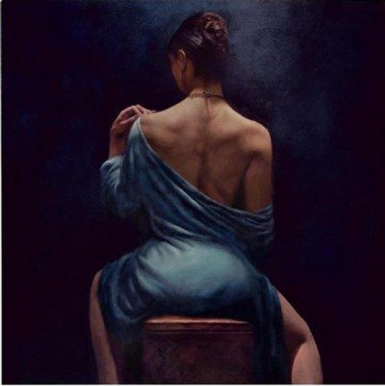 The Blue Dress - Mounted The Blue Dress - Mounted