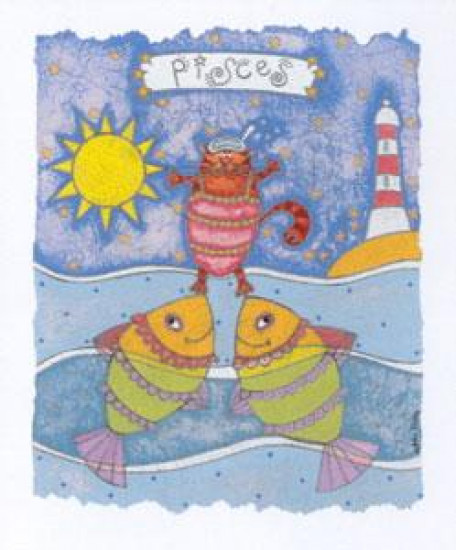 Romance On High - Pisces - Set 2 - Mounted Romance On High - Pisces - Set 2 - Mounted
