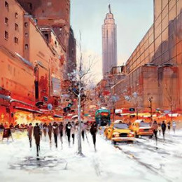 Manhattan Morning - Canvas - Board Only