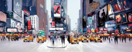 Morning On Broadway - Canvas (New York) - Board Only