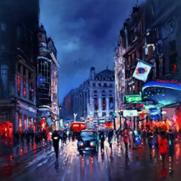 London Piccadilly - Canvas - Board Only