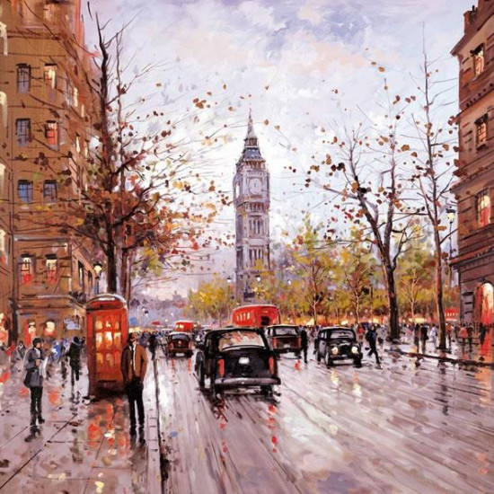 Morning in Westminster - Box Canvas