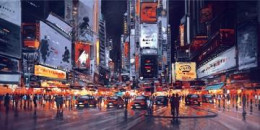 Midnight Manhattan - Box Canvas