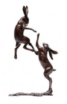 The Boxing Hares - Bronze