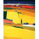 La Paysage De Provence XII - Mounted