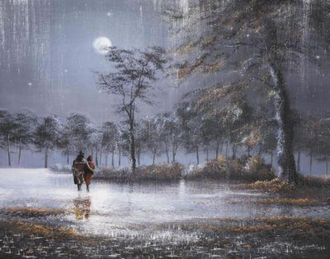 Under The Moon Of Love - Mounted Under The Moon Of Love - Mounted