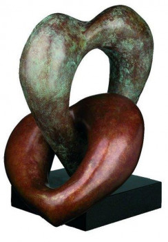 Two Hearts - Bronze