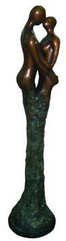 Two Souls (Large) - Sculpture - Bronze