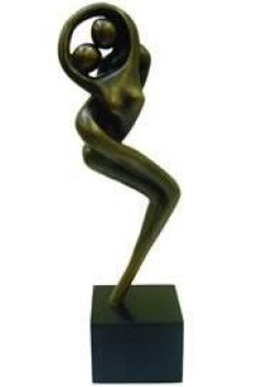 Entwined - Sculpture - Bronze