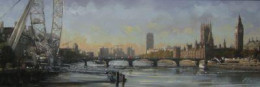 London Eye By Day - Original - Framed