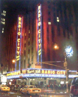 Radio City - Original - Framed