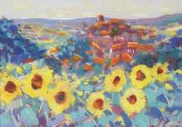 Sunflowers Provence - Framed