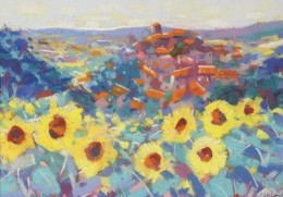 Sunflowers Provence - Framed