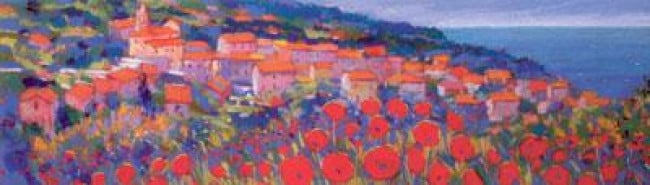 Poppies, Corsica - Mounted Poppies, Corsica - Mounted