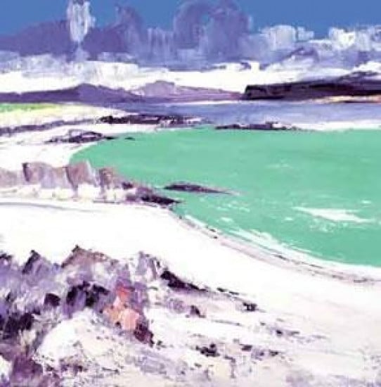 Monks Strand - Iona - Mounted Monks Strand - Iona - Mounted