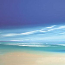 Infinite Blue I - Box Canvas