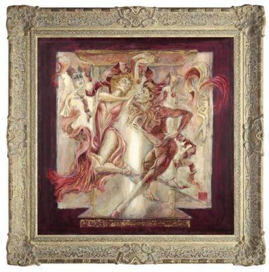 Commedia Dell Arte - Framed Commedia Dell Arte - Framed