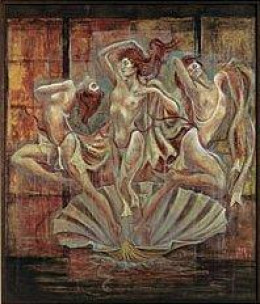 Venus & Her Maidens - Canvas With Slip