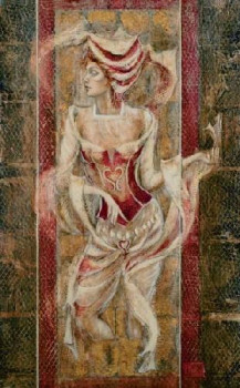 Queen Of Hearts - Mounted