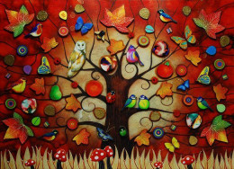 Tree Of Life - Autumn - Framed