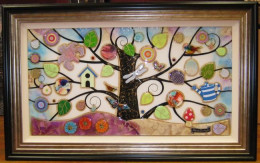 Tree Of Harmony Panoramic - Original - Framed