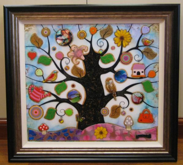 Tree Of Harmony VI - Original - Framed