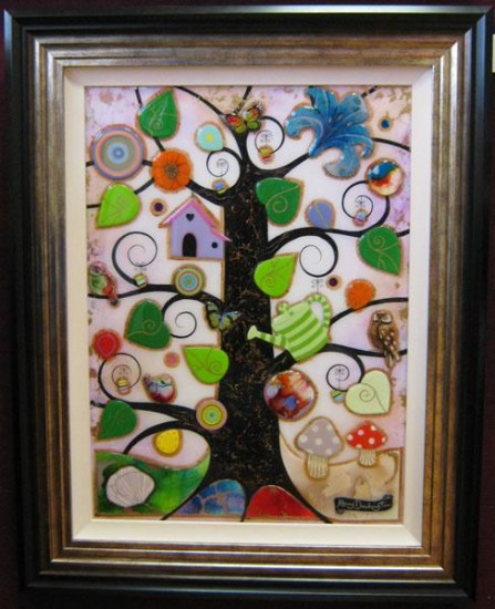 Tree Of Harmony III - Original - Framed Tree Of Harmony III - Original - Framed