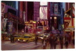 Lights Of Broadway - Box Canvas