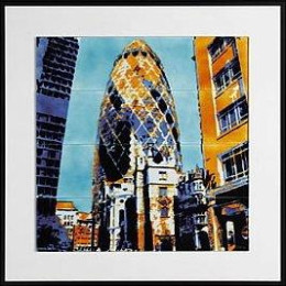 The Gherkin II - Framed