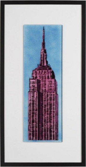 Empire - Pink & Blue - Framed Empire - Pink & Blue - Framed