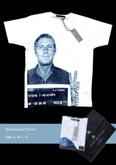 Most Wanted T-shirt - Steve McQueen